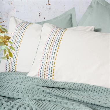 Cotton Box Aura Çift Kişilik Pike Takımı Pebble Mint