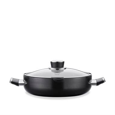 Korkmaz A3886 Lena Kısa Seramik Tencere (26x7,5)