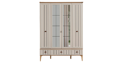 Bella Genç 4 Kapılı Gardırop