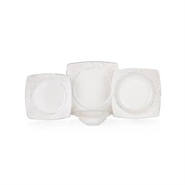 Schafer 1S2443-01001-PLT01 Gina Yemek Takımı 48 Parça-Platin01