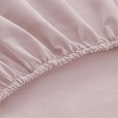 Englısh Home Düz Pamuklu Toz Pembe  Lastikli Çarşaf 160x200cm