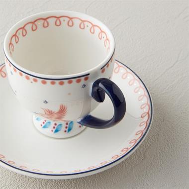 Englısh Home Carnaval Birds Kahve Fincan Takımı 100 m