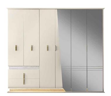 Madrid 6 Kapılı Bazalı Yatak Odası Takımı