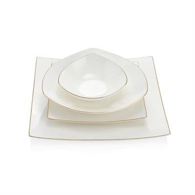 Schafer Stella Bone Yemek Takımı 60 Parça Altın