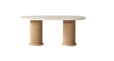 Bohemstar Lüxs Yemek Masası (Yuvarlark Ayak) 143373