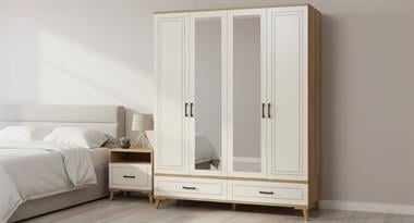 K114 Dört Kapılı Gardırop