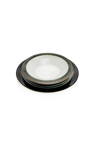 Schafer 1S9017-01001-SIY02 Tılsım Dreamy Yemek Takımı 60 Parça-Siyah