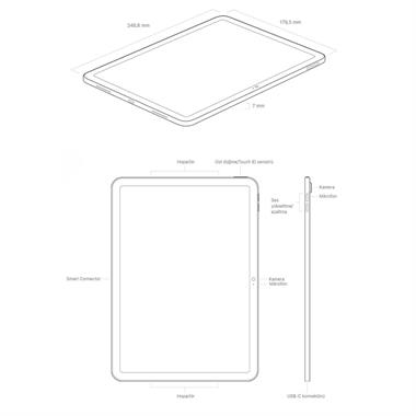 Apple iPad A16 128 GB Wi-Fi  MD3Y4TU/A - Gümüş 11