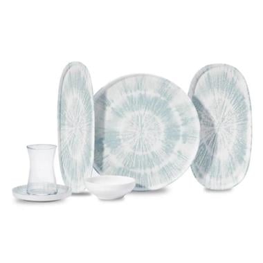 Korkmaz A8686-1 Luna Coll. 25 Parça Kahvaltı Takımı