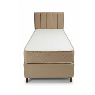 Pelkas Tek Kişilik Baza Başlık Yatak Set (90*190)