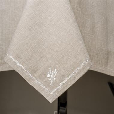 Cotton Box Keten Masa Örtüsü Takımı Pera Toprak