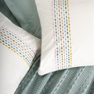 Cotton Box Aura Tek Kişilik Pike Takımı Pebble Mint