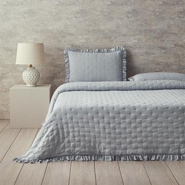 Englısh Home Swanky Gri Çok Amaçlı Yatak Örtüsü Takımı Tk 160x220 cm