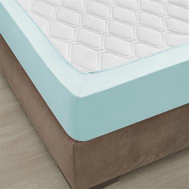 Özdilek Colourist Tek Kişilik Lastikli Çarşaf Su Yeşili 100x200+30 cm