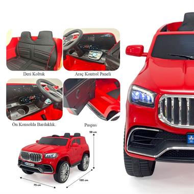 Akar Bold GT Kırmızı  97-176 4x2 Kumandalı Akülü Araba
