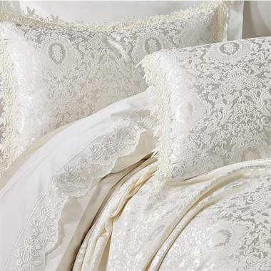 Cotton Box Krem Elegance Chi Chi Çift Kişilik Pikeli Nevresim Takımı