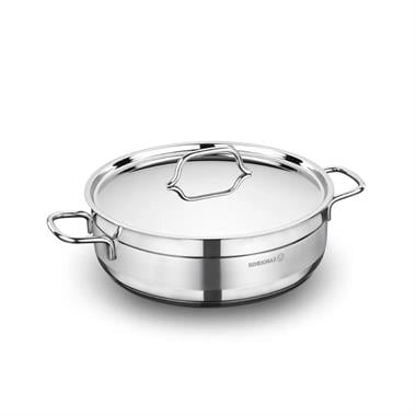 Korkmaz A1024 Alfa 26X8 Cm 4.2 Lt Kısa Tencere