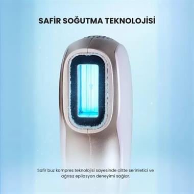 Mieco Sapphire Pembe IPL Epilasyon Cihazı – Ev Tipi Ağrısız Tüy Alma