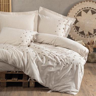 Cotton Box Keten Çift Kişilik Nevresim Takımı Arie