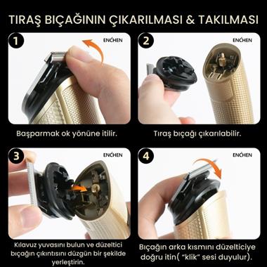 Enchen Beardo 3 Sakal Kesim Makinesi