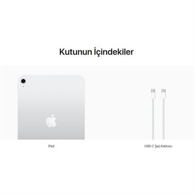 Apple iPad A16 128 GB Wi-Fi  MD3Y4TU/A - Gümüş 11