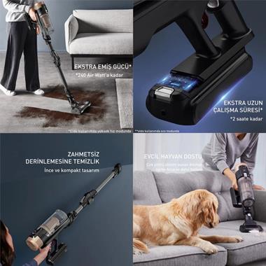 Tefal X-Force Flex 14.80 Animal Şarjlı Dikey Süpürge (2211401334)