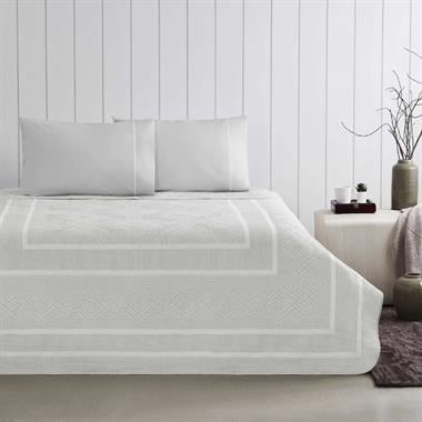 Taç Anette Jakar Pike Takımı Gri Çift Kişilik