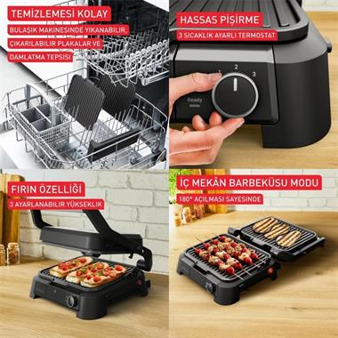 Tefal SuperGrill 3in1 Elektrikli Izgara ve Tost Makinesi Siyah (1510002832)