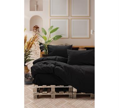 Cotton Box Neat Siyah Çift Kişilik Nevresim Takımı