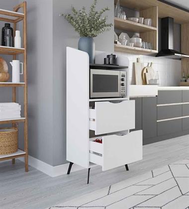 Gorki Çok Amaçlı Dolap Beyaz M.DO.23972.3 