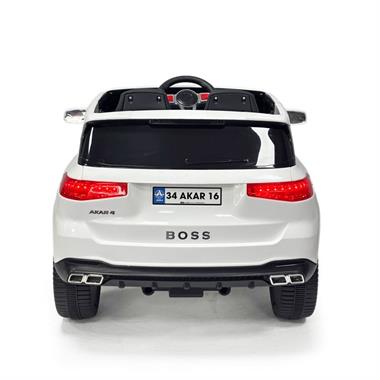 Akar Boss GT Beyaz 97-022 4x2 Kumandalı Akülü Araba