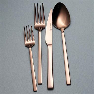 Korkmaz A2488 Lora Rosagold 24 Parça Günlük Çatal Bıçak Takımı