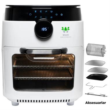 Wiami Airfryer Oven RA-011W 12 lt Sıcak Hava Fritözü