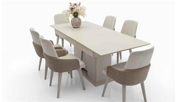 Madrid Ünitesiz Yemek Odası Takımı 6 Sandalyeli
