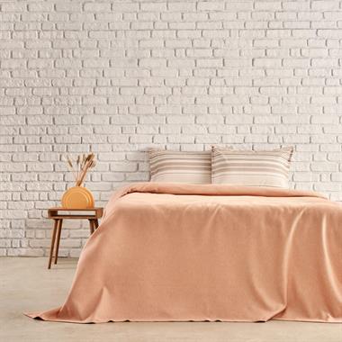 Taç Natural Dreams Pamuk Pike Takımı Soho Taba Tek Kişilik