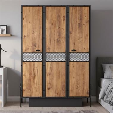 Kanton Genç 3 Kapılı Gardırop