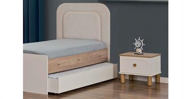 Bohem M147 Başlıklı Karyola 90*190