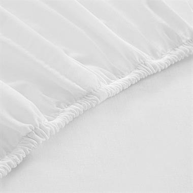 Englısh Home Düz 2 Pamuklu king size Lastikli Çarşaf 180x200 cm  Beyaz