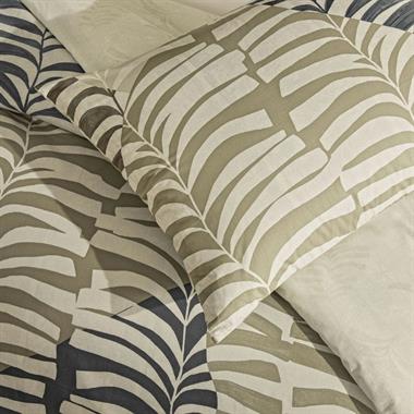 Taç Ella Ranforce Çift Kişilik Nevresim Takımı Kahverengi