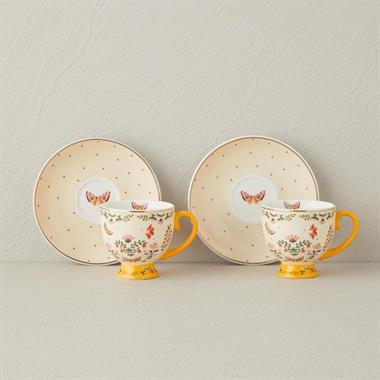 Englısh Home Dipsy Kahve Fincan Takımı Hardal 100 ml