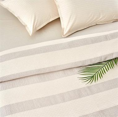 TAÇ SOFTLY SET AURA GRİ ÇİFT KİŞİLİK PİKE TAKIMI