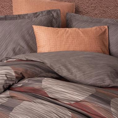 Cotton Box Modern Çift Kişilik Nevresim Takımı Fluss Tarçın