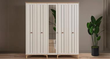 Bella 6 Kapılı Başlıklı Yatak Odası Takımı