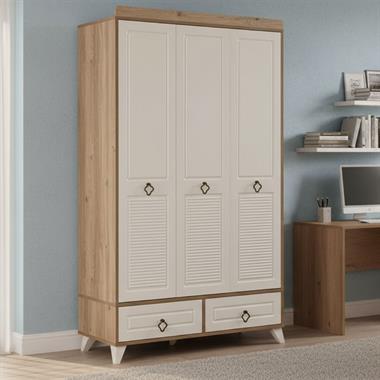 Dardason M113 Defne 3 Kapılı Gardırop