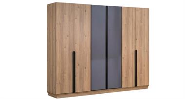 Turna 6 Kapılı Gardırop M270 (2 Aynalı)