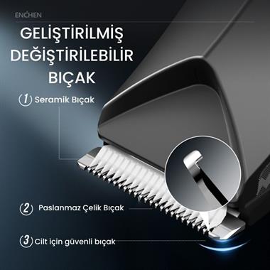Enchen Spark 2 Led Işıklı Tıraş Makinesi