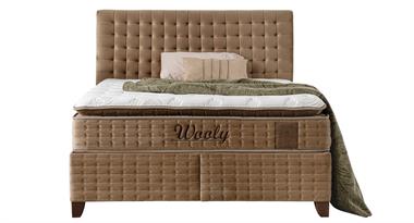 Wooly 90lık Baza , Başlık , Yatak Set (Kahve)