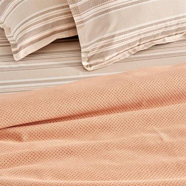 Taç Natural Dreams Pamuk Pike Takımı Soho Taba Tek Kişilik