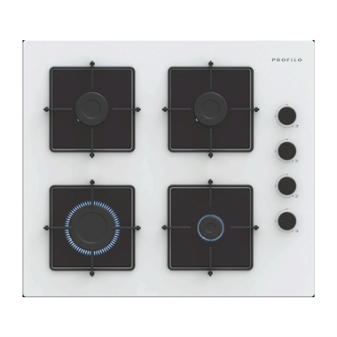 Profilo OE36K2P10D Beyaz Ankastre Cam Ocak