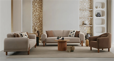 Bois Koltuk Takımı 3+3+1 (B serisi)